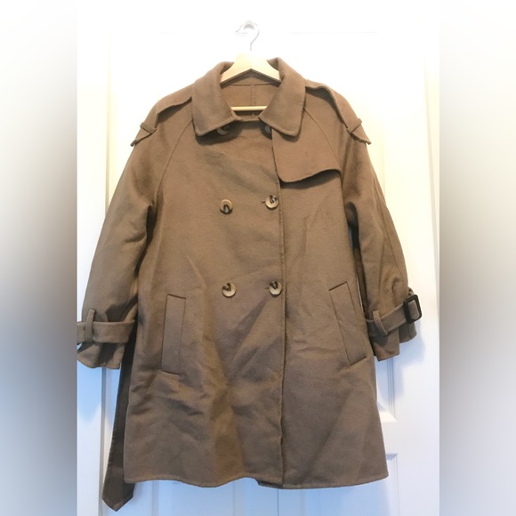 Korean style Handmade coat size M- Militare Army color. - Picture 1 of 7